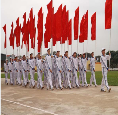 Cán cờ hồng kỳ bằng sắt loại 1