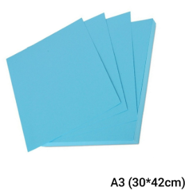 Bìa giấy A3 màu xanh