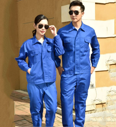 Quần áo bảo hộ vải KaKi màu xanh