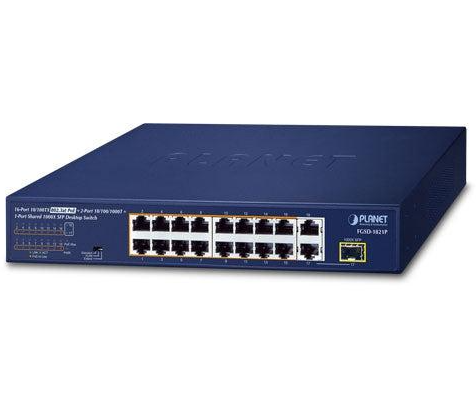 Switch Planet 18 port 10/100Mbps