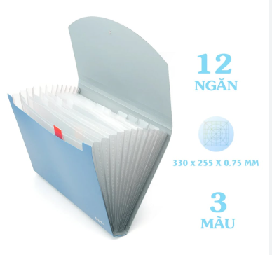 Cặp 12 ngăn Thiên Long