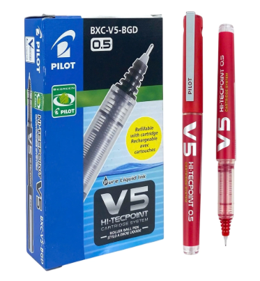 Bút bi mực nước V5 (12c/hộp)