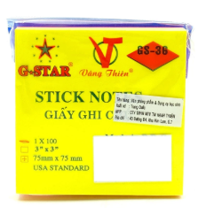 Giấy nhắc việc 7,5x7,5 (Tập)