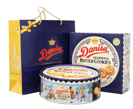 Bánh quy bơ Danisa hộp thiếc 681g