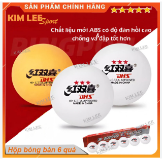 Quả bóng bàn DHS 3 sao (6 quả/ hộp) (Hộp)