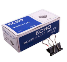Kẹp đen ECHO 15mm (Hộp)
