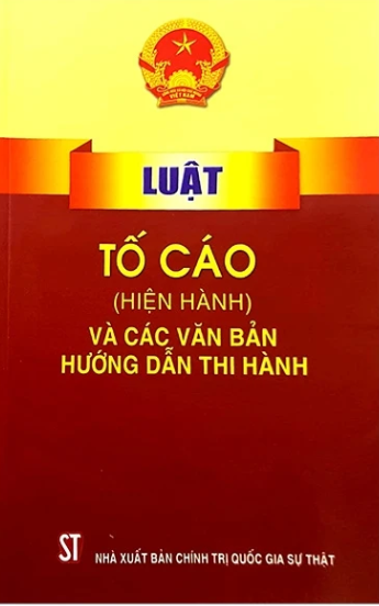 Sách Luật Tố cáo và văn bản hướng dẫn thi hành